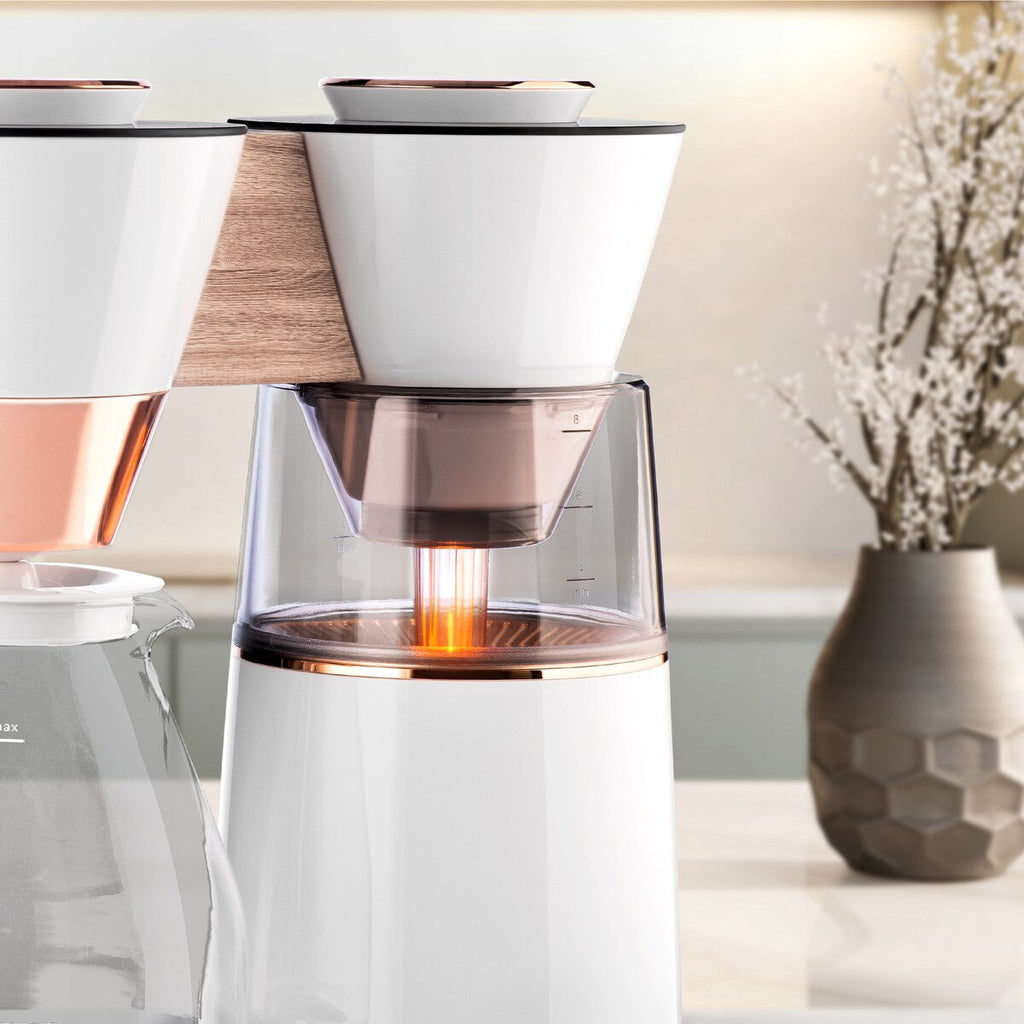 Cafetière filtre Vision Luxe 12 tasses avec tableau de bord rotatif