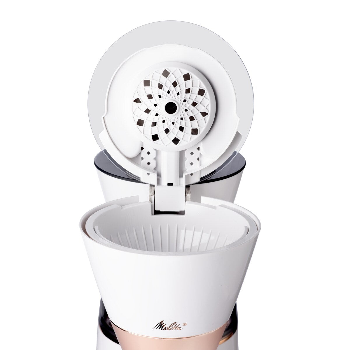 Cafetière filtre Vision Luxe 12 tasses avec tableau de bord rotatif