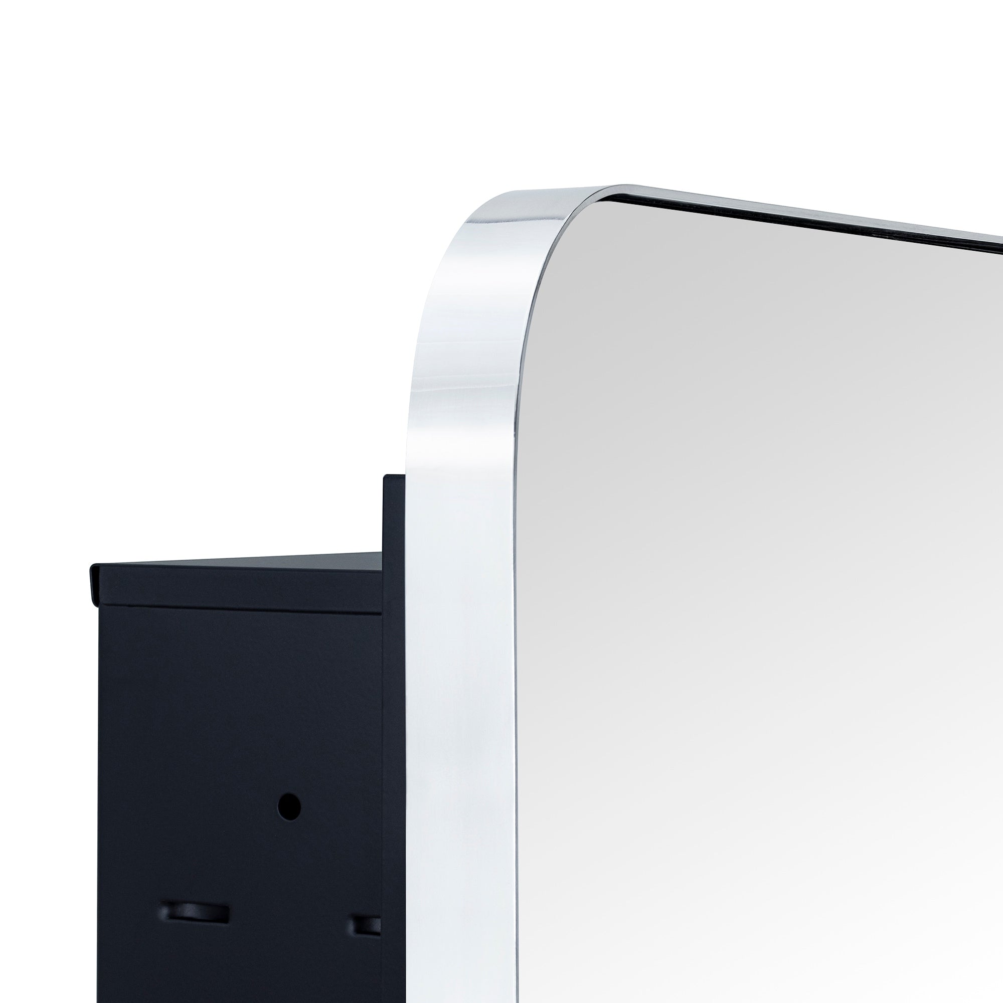 Armoire à pharmacie encastrée TEHOME WH avec miroir et étagères réglables