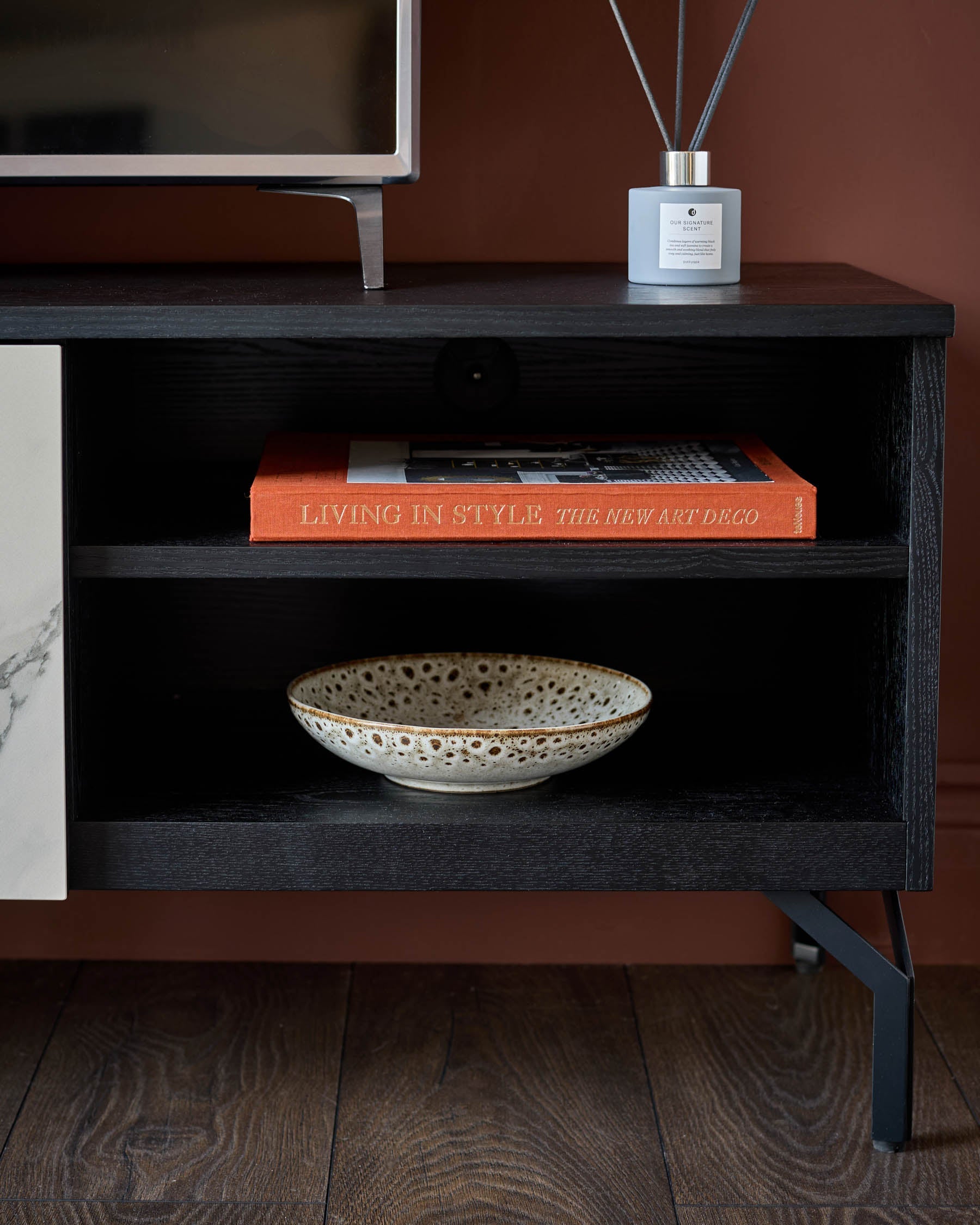 Meuble TV en céramique naturelle Winslow