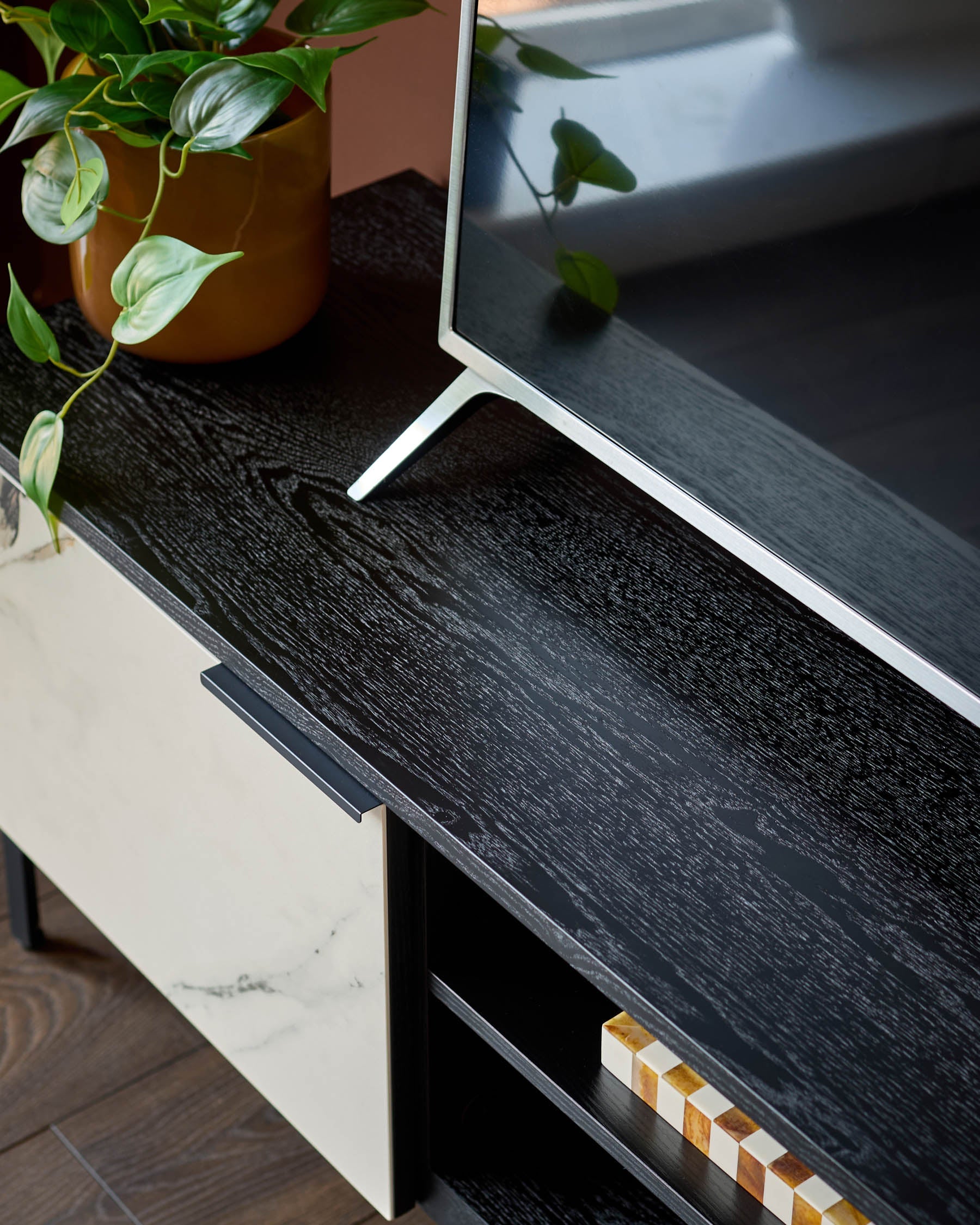 Meuble TV en céramique naturelle Winslow