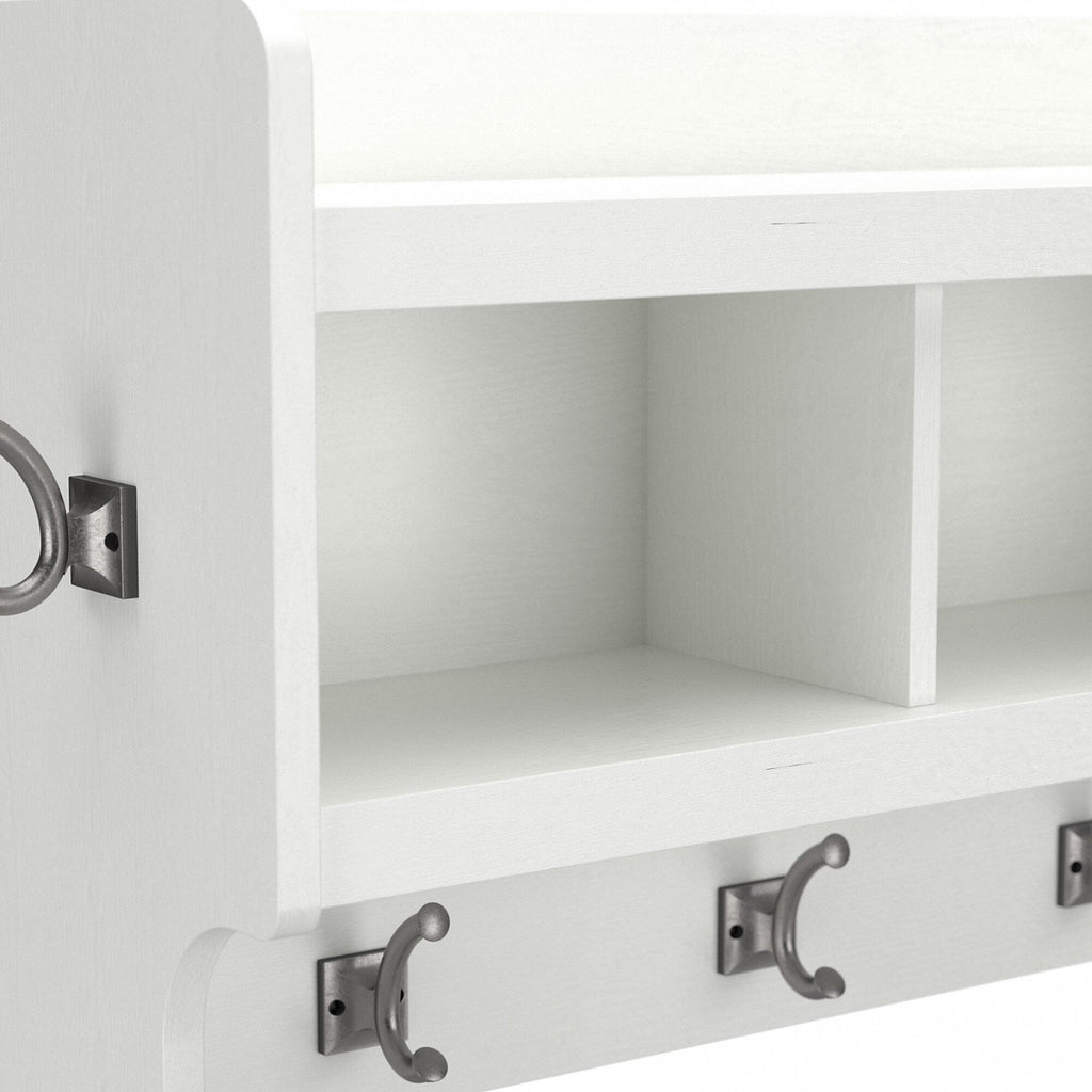 Porte-manteau mural Woodland 40 W avec étagère par Bush Furniture